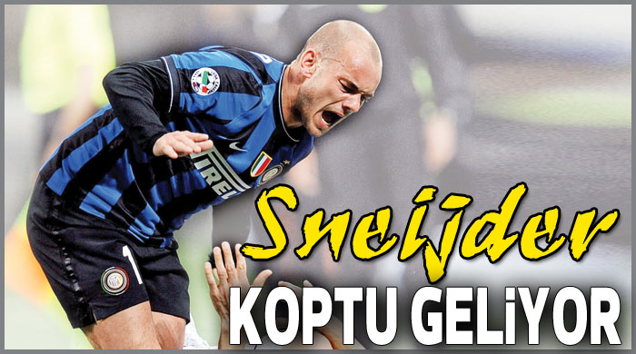 Sneijder koptu geliyor