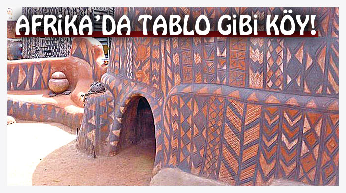 Afrika&#039;da tablo gibi köy!