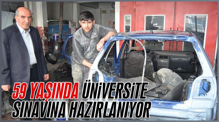 59 yaşında üniversite sınavına hazırlanıyor 59 yaşında üniversite sınavına hazırlanıyor