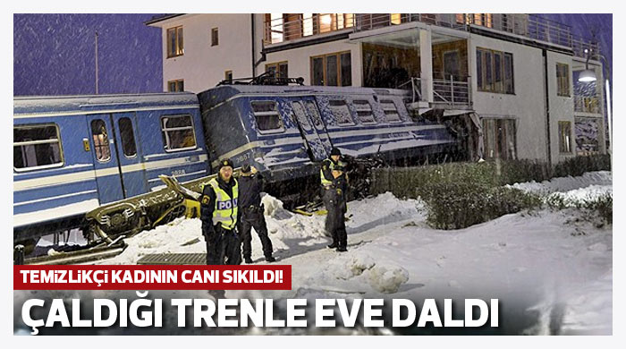 Çaldığı trenle kaza yaptı Çaldığı trenle kaza yaptı