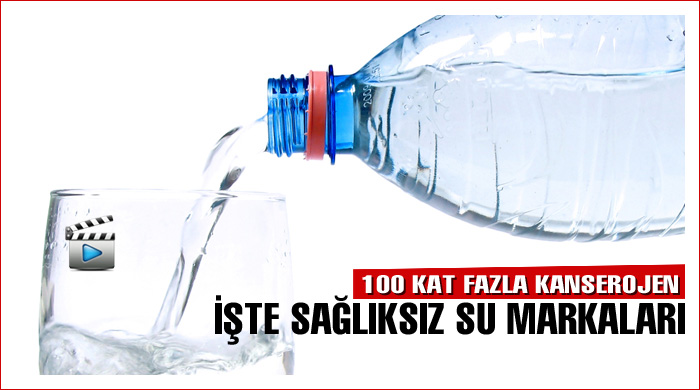İşte sağlıksız su markaları İşte sağlıksız su markaları