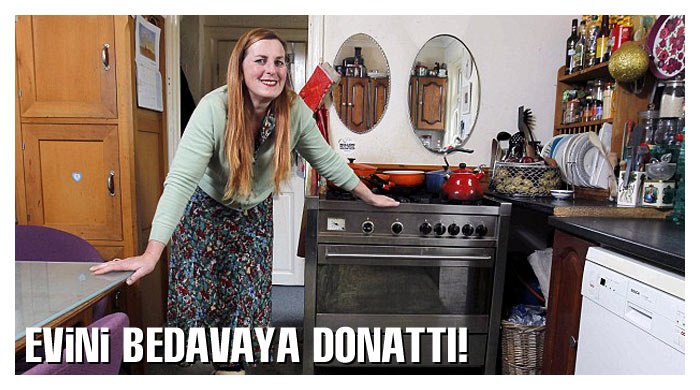 Evini bedavaya donattı! Evini bedavaya donattı!