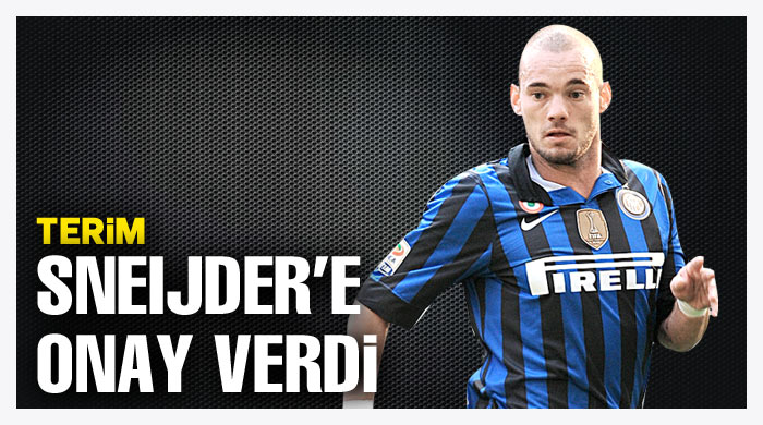 Terim, Sneijder'e onay verdi Terim, Sneijder'e onay verdi