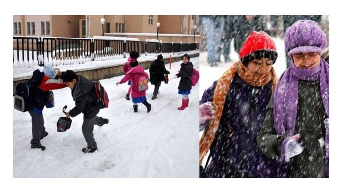 İstanbul'da okullar bugün de tatil İstanbul'da okullar bugün de tatil