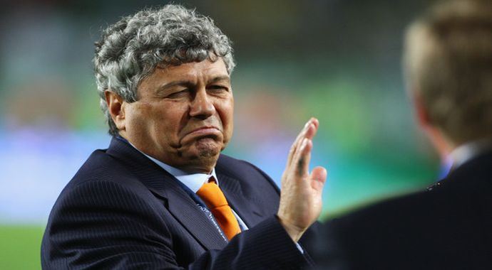 Lucescu Mancini'yi yere göre sığdıramadı Lucescu Mancini'yi yere göre sığdıramadı