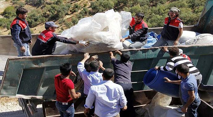 Diyarbakır&#039;da 8 kamyon uyuşturucu ele geçirildi