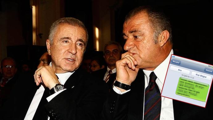 Fatih Terim'i Galatasaray'dan kopartan mesajlaşma Fatih Terim'i Galatasaray'dan kopartan mesajlaşma