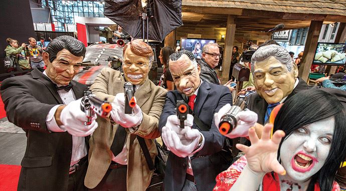Çizgi film karakterleri New York'u bastı Çizgi film karakterleri New York'u bastı