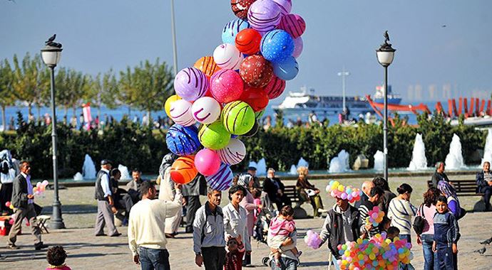 Bayramda hava sıcaklığı artıyor Bayramda hava sıcaklığı artıyor