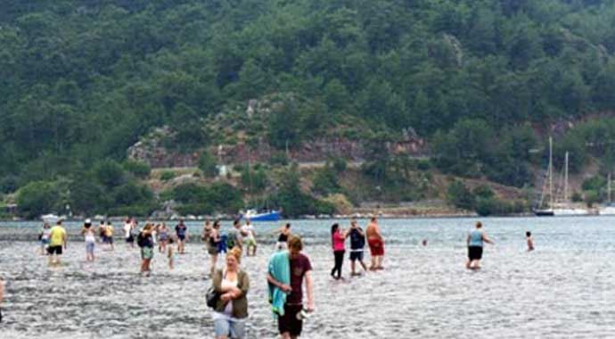 Marmaris'te turist akını