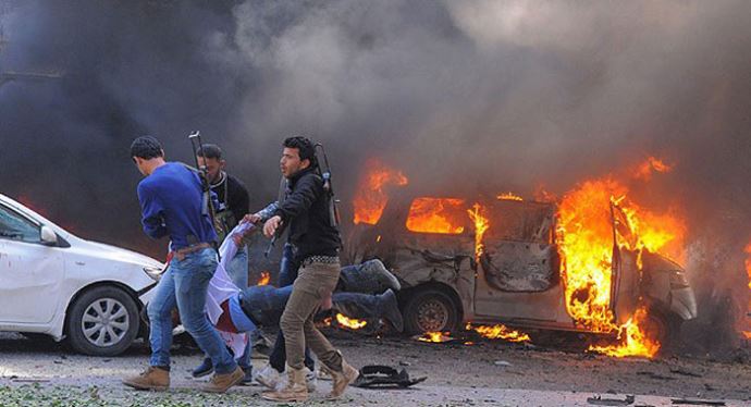 Suriye'de bombalı saldırı, 21 ölü