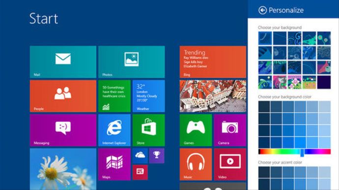 Microsoft'un yeni ürünü, Windows 8.1 Microsoft'un yeni ürünü, Windows 8.1