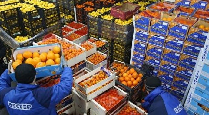 Rusya 170 ton mandalinayı geri gönderdi