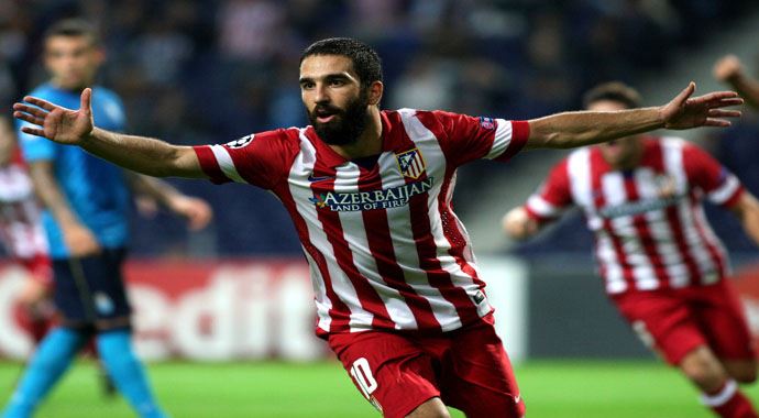 Atletico&#039;lu Arda Turan, Porto&#039;nun nefesini kesti