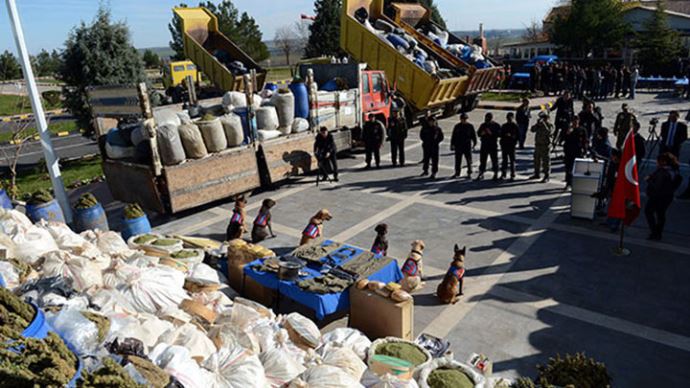 Türkiye'nin esrar rekoru Lice'de kırıldı Türkiye'nin esrar rekoru Lice'de kırıldı