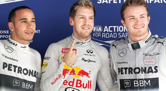 Formula 1'de zafer Vettel'in Formula 1'de zafer Vettel'in