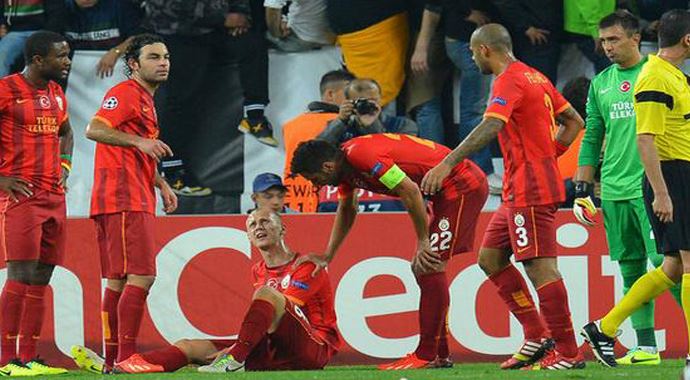 Galatasaray'da Semih Kaya sakatlandı