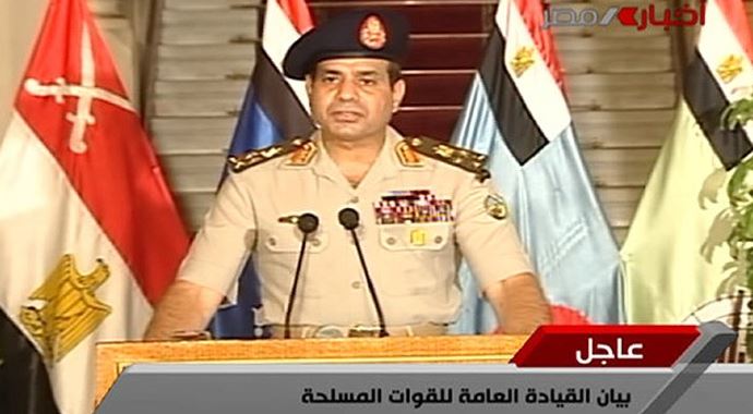 Sisi&#039;nin &#039;darbe&#039; toplantısının görüntüleri yayınlandı