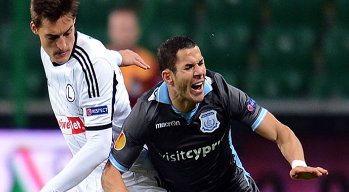 Apollon Limassol, Legia'yı deplasmanda devirdi
