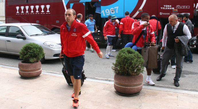 Trabzonspor Fenerbahçe maçı için İstanbul'da Trabzonspor Fenerbahçe maçı için İstanbul'da