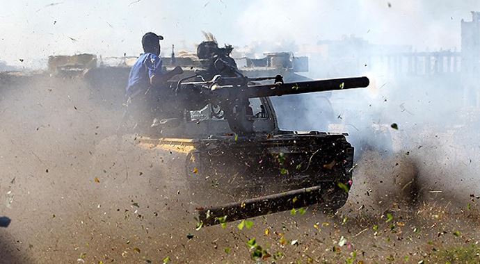 Libya'da kontrol noktasına saldırı Libya'da kontrol noktasına saldırı