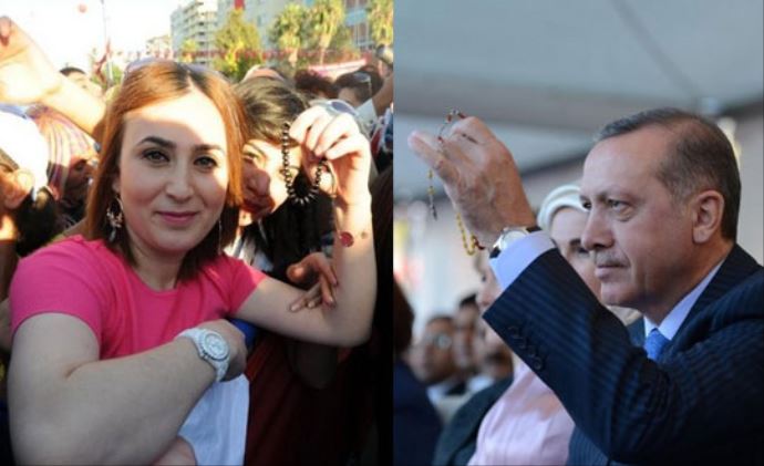 AK Parti mitinginde dikkat çeken yenilikler