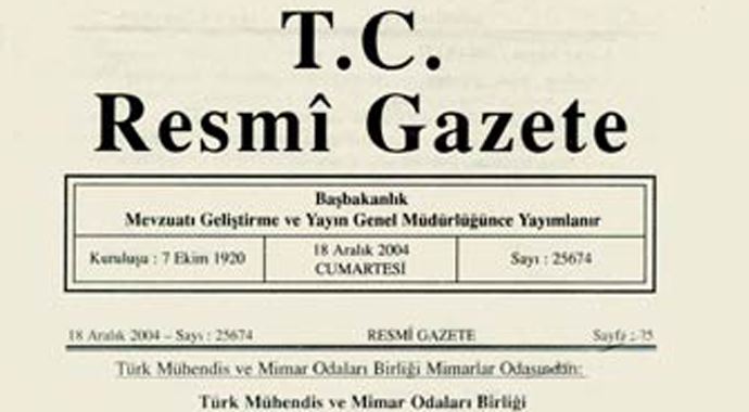 Kamulaştırma kararları Resmi Gazete&#039;de yayımlandı