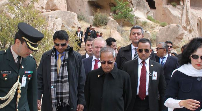 Hindistan Cumhurbaşkanı Kapadokya&#039;da