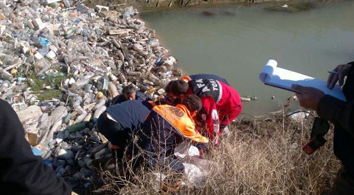 Emekli polis sulama kanalında ölü bulundu
