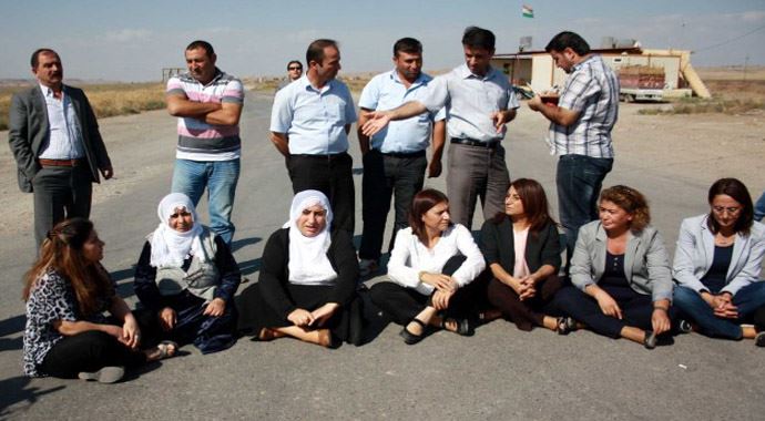 BDP heyeti Suriye&#039;ye geçemedi