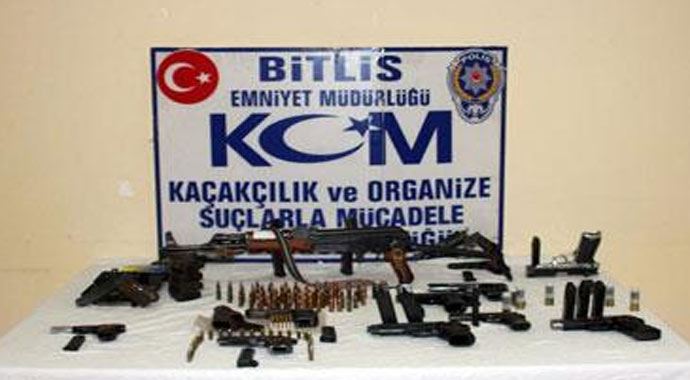 Bitlis merkezli 7 ilde eş zamanlı silah operasyonu