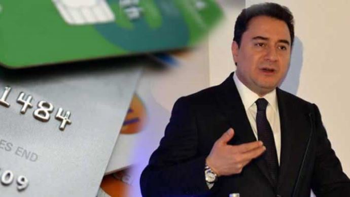 Ali Babacan&#039;dan kredi kartları hakkında flaş açıklama