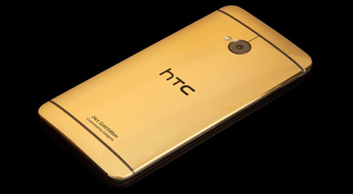 Htc&#039;nin altın kaplamalı telefonu Htc One 4&#039;ün fiyatı belli oldu