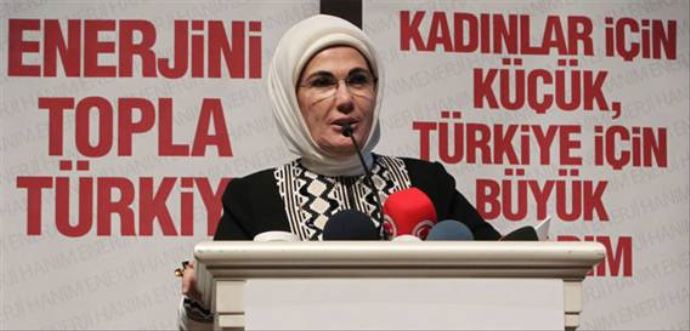 Emine Erdoğan, enerji tasarrufuna dikkat çekti Emine Erdoğan, enerji tasarrufuna dikkat çekti