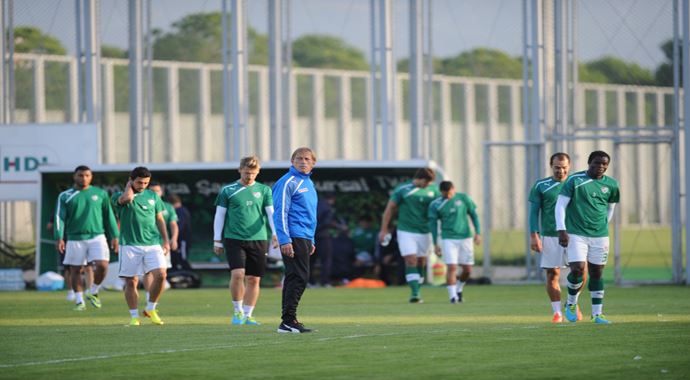 Bursaspor Kayserispor maçına hazırlanıyor