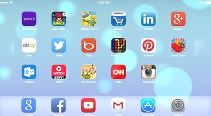 Chrome iOS 7 ile daha estetik Chrome iOS 7 ile daha estetik