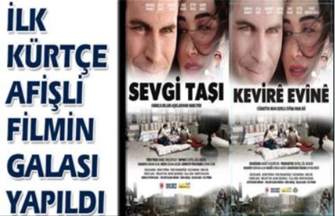 İlk Kürtçe afişli filmin galası yapıldı İlk Kürtçe afişli filmin galası yapıldı