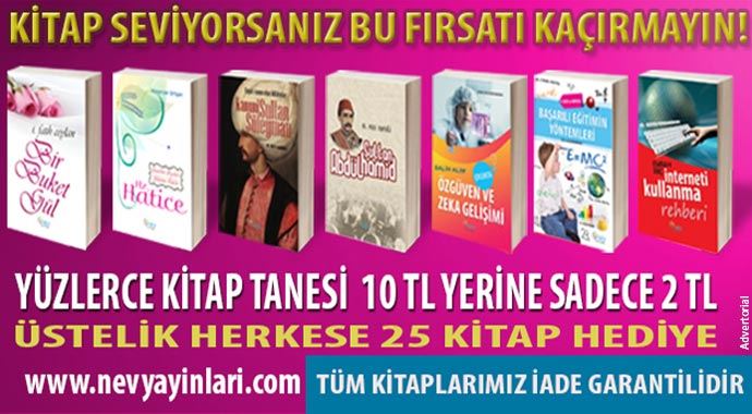 NEV Yayınları'ndan bir kampanya daha NEV Yayınları'ndan bir kampanya daha