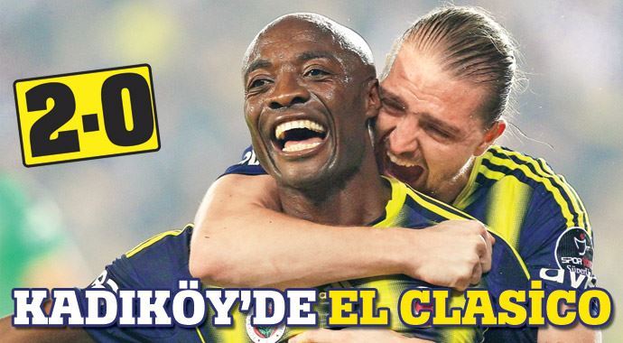 Fenerbahçe 2-0 Galatasaray Süper Lig'de puan durumu 10 Kasım 2013