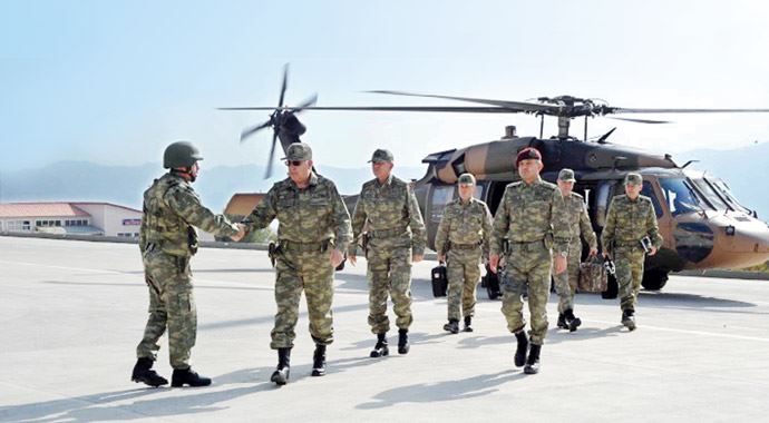 Org. Özel'den sınır birliklerine denetim Org. Özel'den sınır birliklerine denetim
