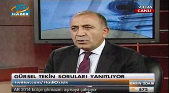 Gürsel Tekin, TGRT Haber'e konuk oldu Gürsel Tekin, TGRT Haber'e konuk oldu