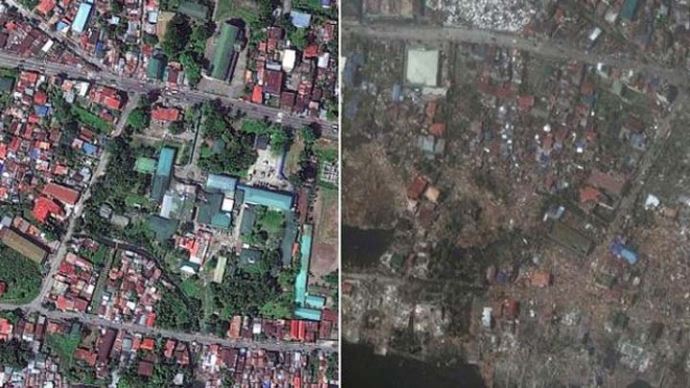 Filipinler'deki tayfun afetinden dehşet görüntüler Filipinler'deki tayfun afetinden dehşet görüntüler