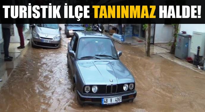 Bodrum'daki selden fotoğraflar Bodrum'daki selden fotoğraflar