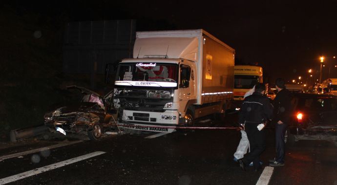 Sarıyer&#039;de feci kaza, 1 ölü