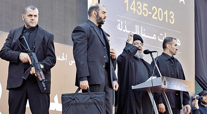 Hizbullah lideri Hasan Nasrallah, &#039;Suriye&#039;den çıkmıyoruz&#039;