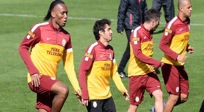 Galatasaray Sivasspor'a hazırlanıyor Galatasaray Sivasspor'a hazırlanıyor