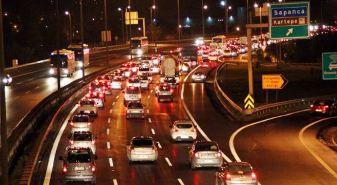 Karayoları uyardı, TEM'de hangi yollar kapalı Karayoları uyardı, TEM'de hangi yollar kapalı
