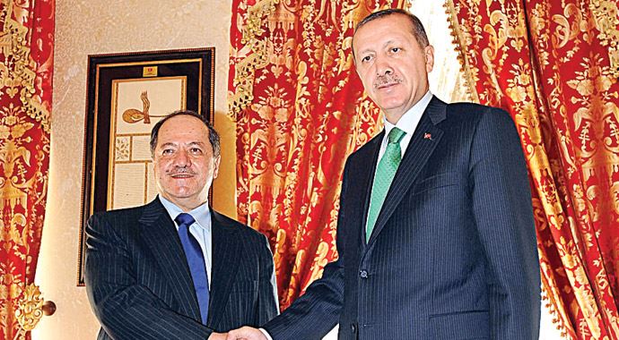 Gözler Erdoğan-Barzani buluşmasında Gözler Erdoğan-Barzani buluşmasında