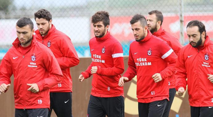 Trabzonspor, Eskişehirspor maçı hazırlıklarını sürdürdü Trabzonspor, Eskişehirspor maçı hazırlıklarını sürdürdü