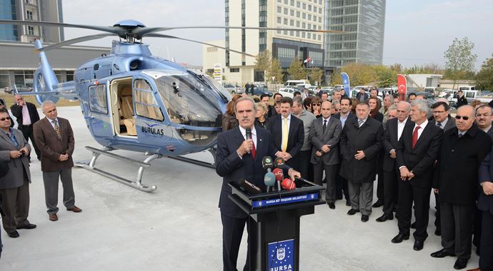 Helikopter taksi ilk seferlere başladı Helikopter taksi ilk seferlere başladı